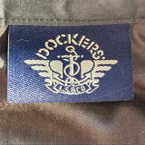 Dockers Vest Green Navy  Women Size Petit Medium - Picture 9 of 13